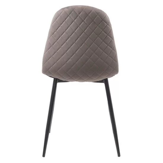 SCAUN DE BUCATARIE DIN CATIFEA BUC 237X GRI - imagine 3