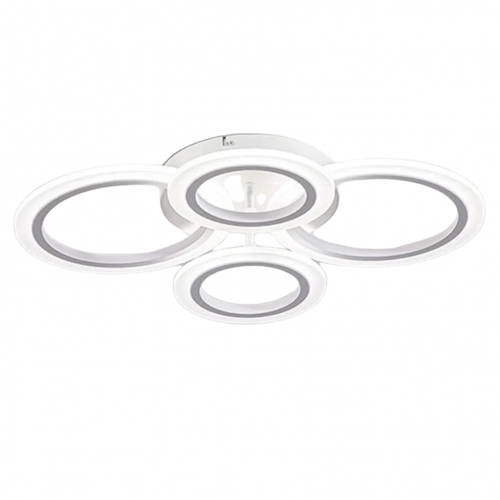 LUSTRA LED CERCURI 56W CU 4 BRATE 3 CULORI+IR 580mm x 90mm - imagine 4