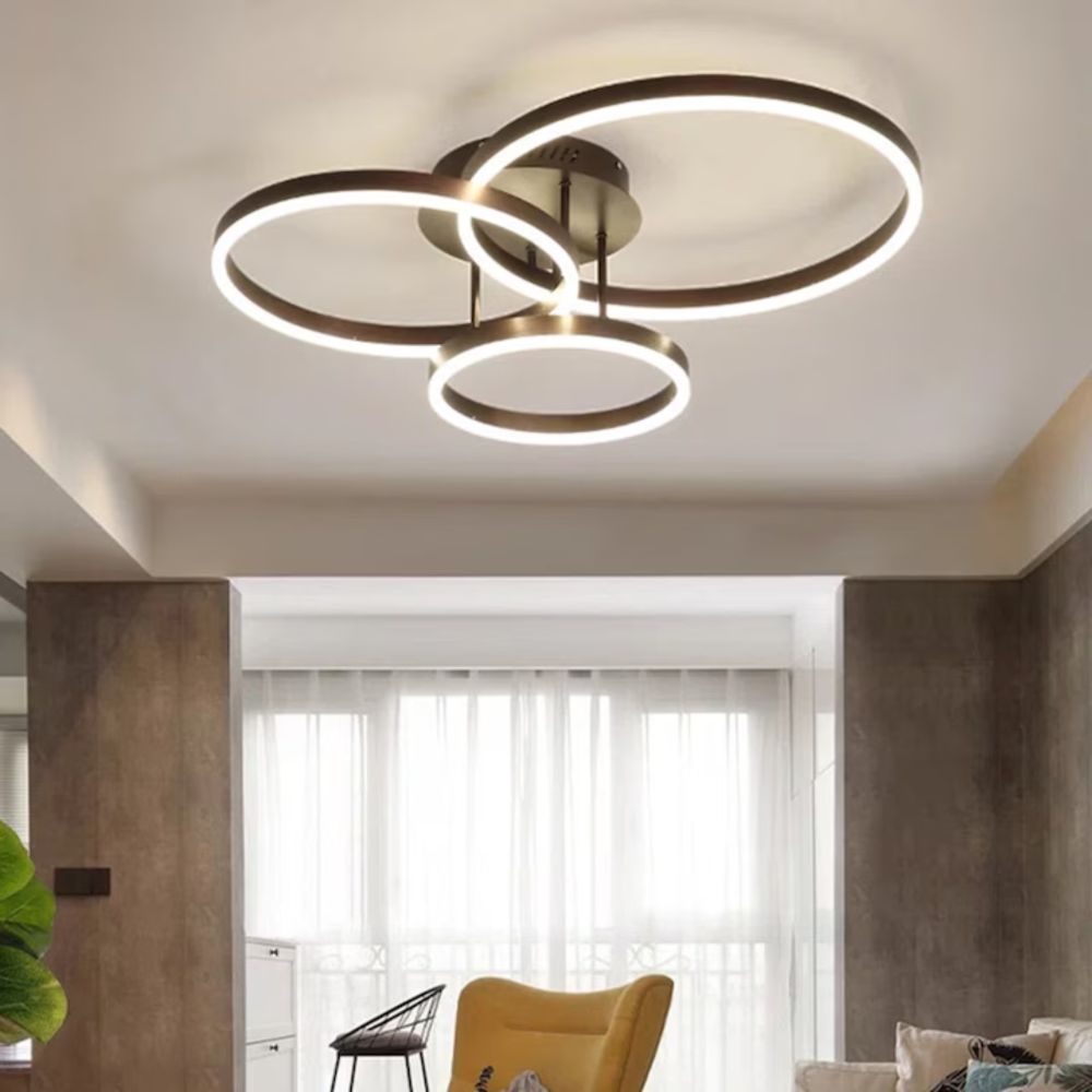LUSTRA LED DIONE 85W/4500LM 3000K/4000K/6500K CU TELECOMANDA 200+300+400MM - imagine 4