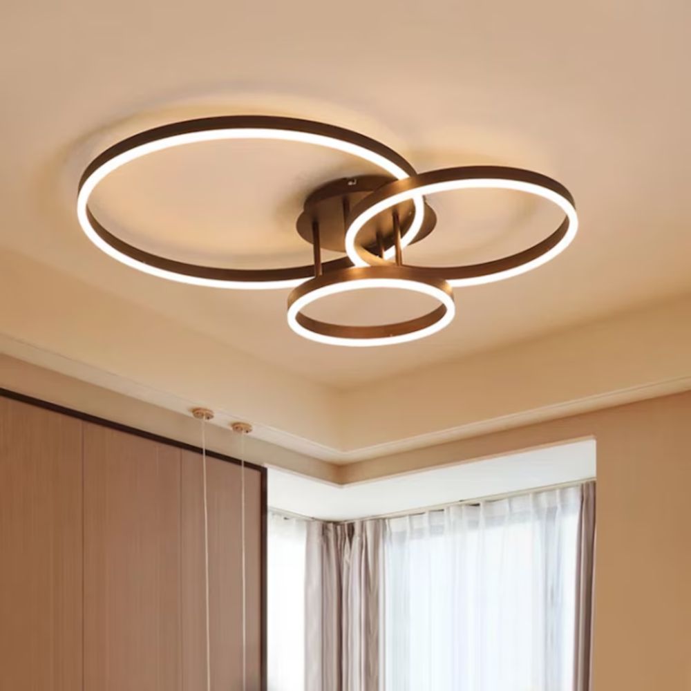 LUSTRA LED DIONE 85W/4500LM 3000K/4000K/6500K CU TELECOMANDA 200+300+400MM - imagine 3