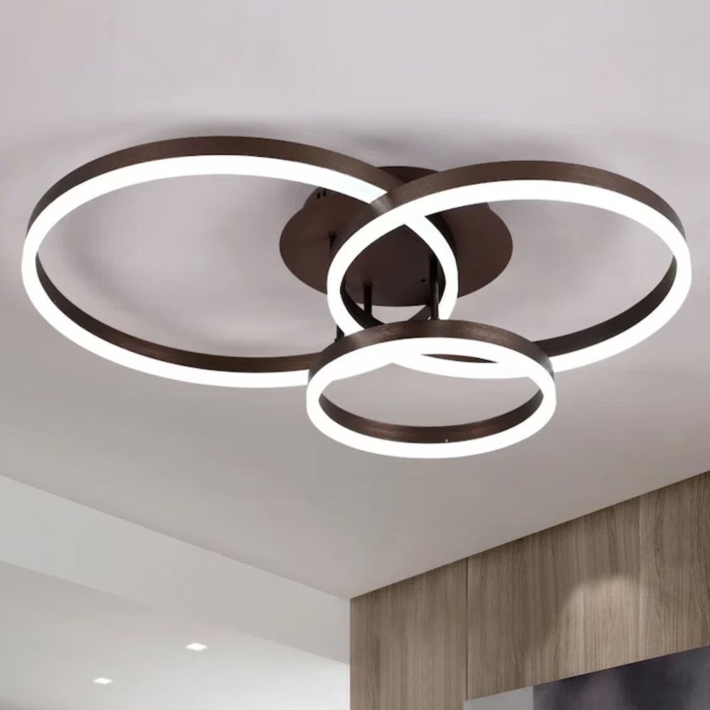 LUSTRA LED DIONE 85W/4500LM 3000K/4000K/6500K CU TELECOMANDA 200+300+400MM - imagine 2
