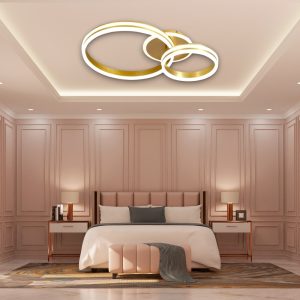 LUSTRA LED HYDRA 150W/9200LM 3000K/4000K/6500K CU TELECOMANDA 300+500MM