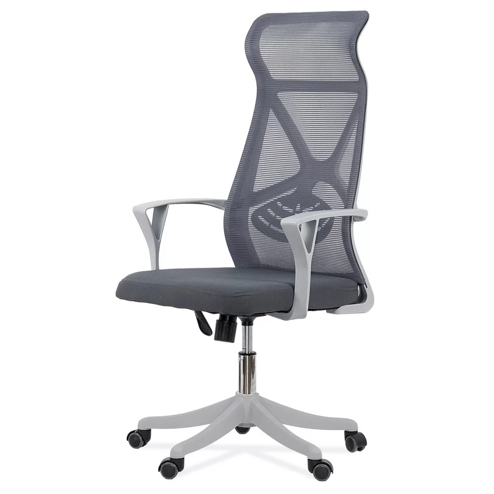 Scaun de birou din mesh reglabil pe inaltime OFF 431 gri inchis - imagine 8