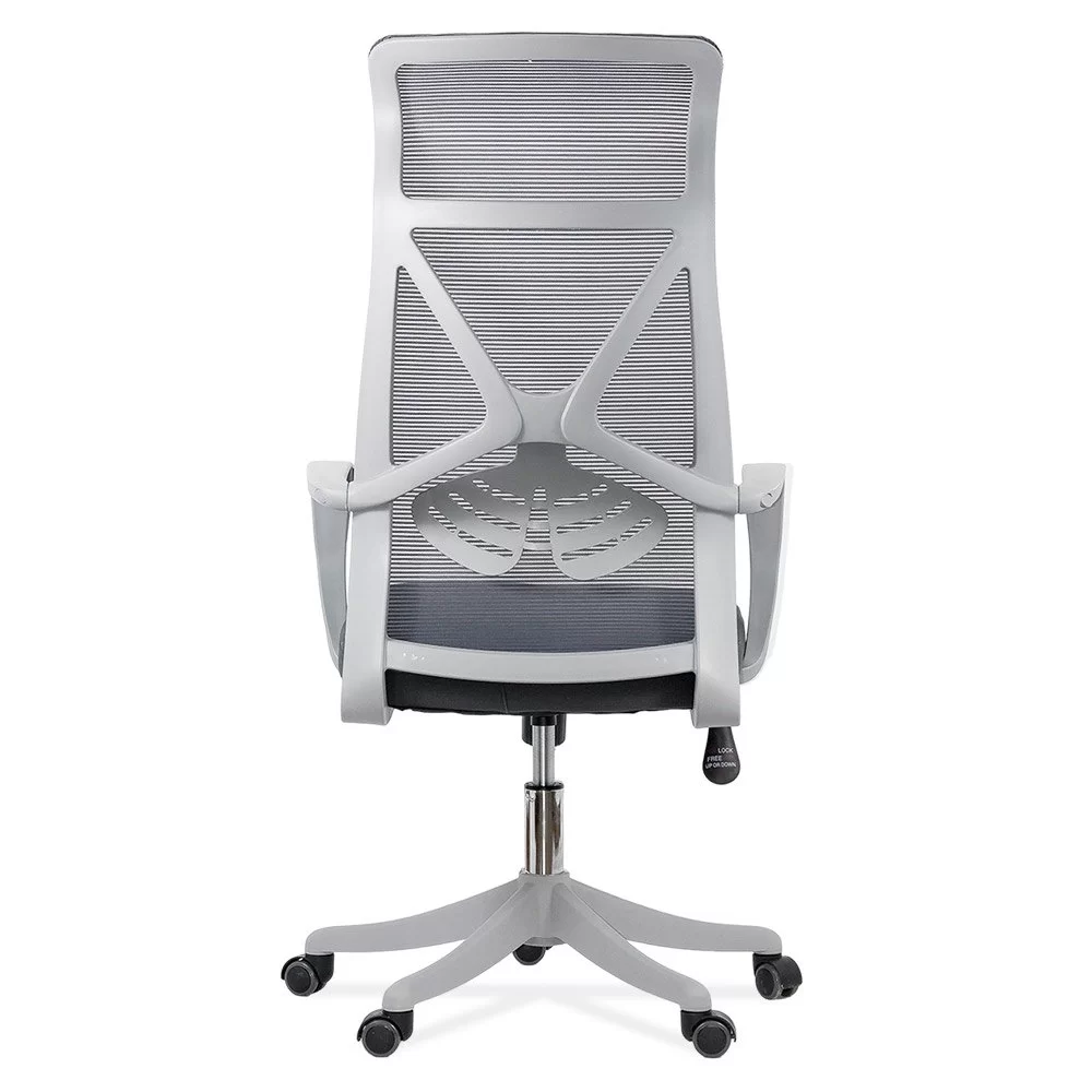 Scaun de birou din mesh reglabil pe inaltime OFF 431 gri inchis - imagine 5