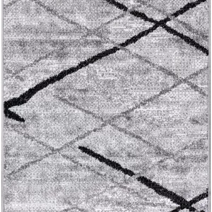 Covor Modern Cappuccino 16430 Diferite Dimensiuni Gri - 80x150 cm