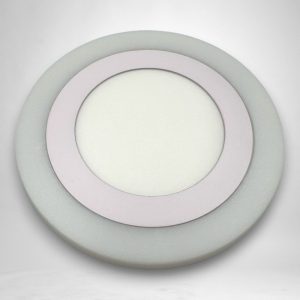 Spot LED Rotund Doua Culori 18+6W 3000k-6500k Trei Functii