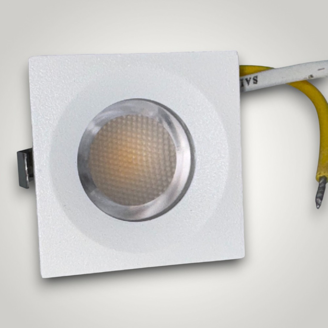 Spot LED Patrat pentru Mobila, 35x35mm, 3W, 6000K, lumina rece