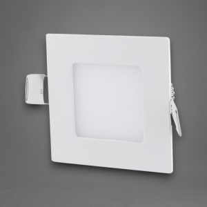 Spot Led Slim Patrat 120x120mm, 6W=40W, 6400K, lumina rece