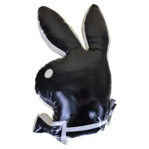 Perna decorativa in forma de iepuras Playboy – Negru