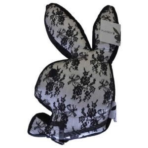 Perna decorativa in forma de iepuras Playboy – Design dantelat