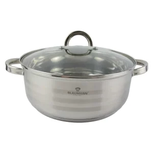 Cratita cu capac otel inoxidabil 7 L, 28 CM – Gourmet Line, Blaumann