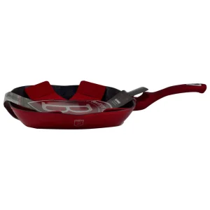 Tigaie grill Berlinger Haus din aluminiu turnat – Burgundy