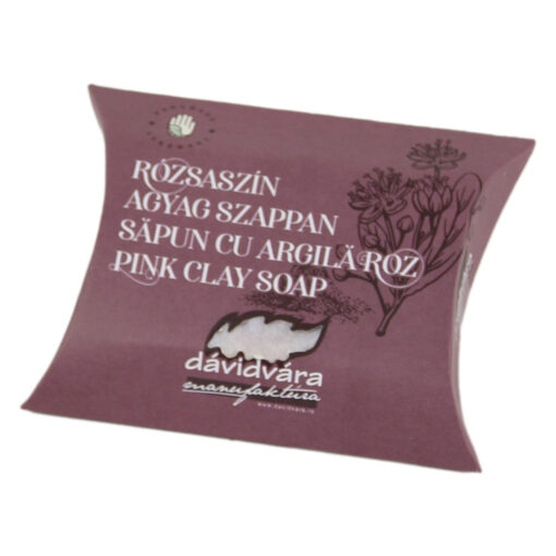 Sapun handmade cu argila roz 70 gr