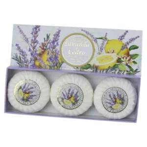 Set sapun Lavander & Cedar 3x100 gr, Saponificio Artigianale Fiorentino