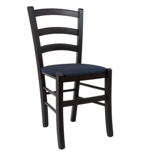 Scaun Paesana - cadru wenge - stofa S80 - albastru