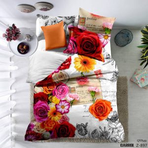 Lenjerie de pat poplin – două persoane (QY-849)