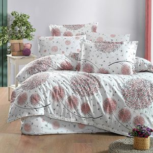 Lenjerie de pat ranforce Clasy king size (RNF_16)