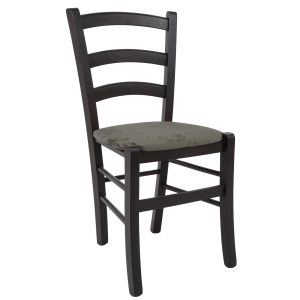 Scaun Paesana - cadru wenge - stofa E30 - gri