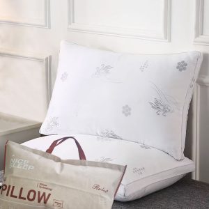 Pernă Umplutură SUPER DENSĂ pană și puf gâscă, Față Bumbac 100%