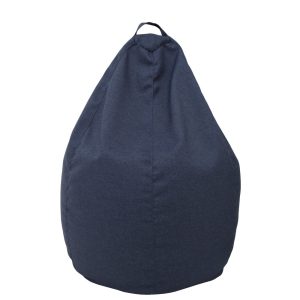 Fotoliu puf Mara - stofa S80 - albastru