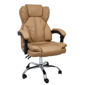 Scaun directorial PARMA - imitatie piele bej