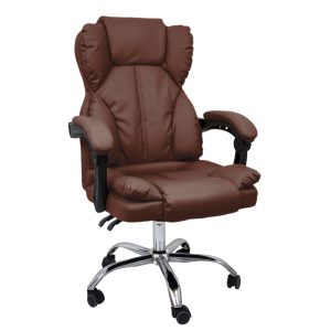 Scaun directorial PARMA - imitatie piele maro