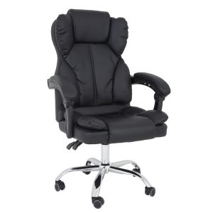 Scaun directorial PARMA - imitatie piele neagra