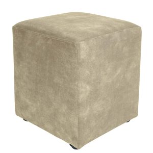Taburet Cube - stofa P03 - bej