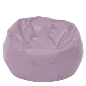 Fotoliu puf Mega Ball - imitatie piele - mov