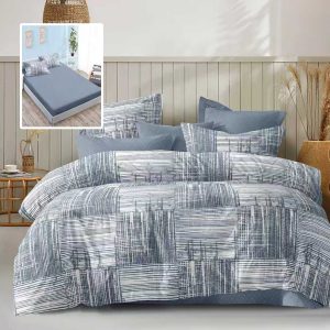 Lenjerie de pat Economy 6 piese cu husă (ECNH36)