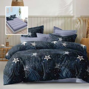 Lenjerie de pat Economy 6 piese cu husă (ECNH39)