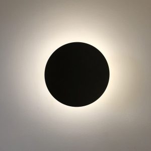 Aplica LED Perete Biscuit fi150, 12W 3000K, lumina calda, cu protectie IP65