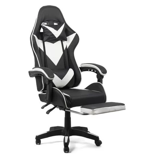 Scaun gaming alb/negru OFF 299 - imagine 8
