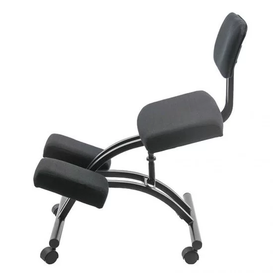 Scaun ergonomic tip kneeling chair OFF 094 negru - imagine 2
