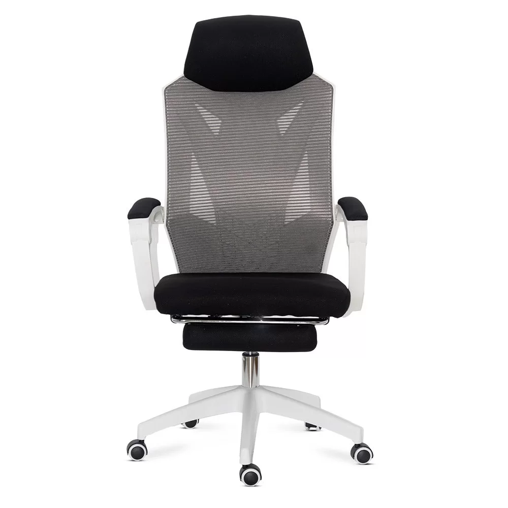SCAUN ERGONOMIC CU SUPORT DE PICIOARE OFF 424 gri - imagine 2