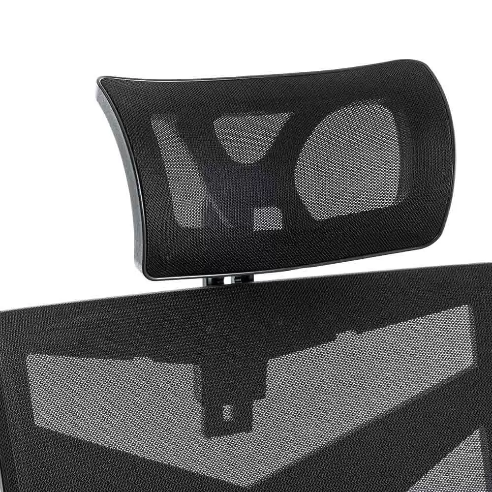 Scaun gaming negru din mesh, cu tetiera, ergonomic OFF 434 - imagine 8