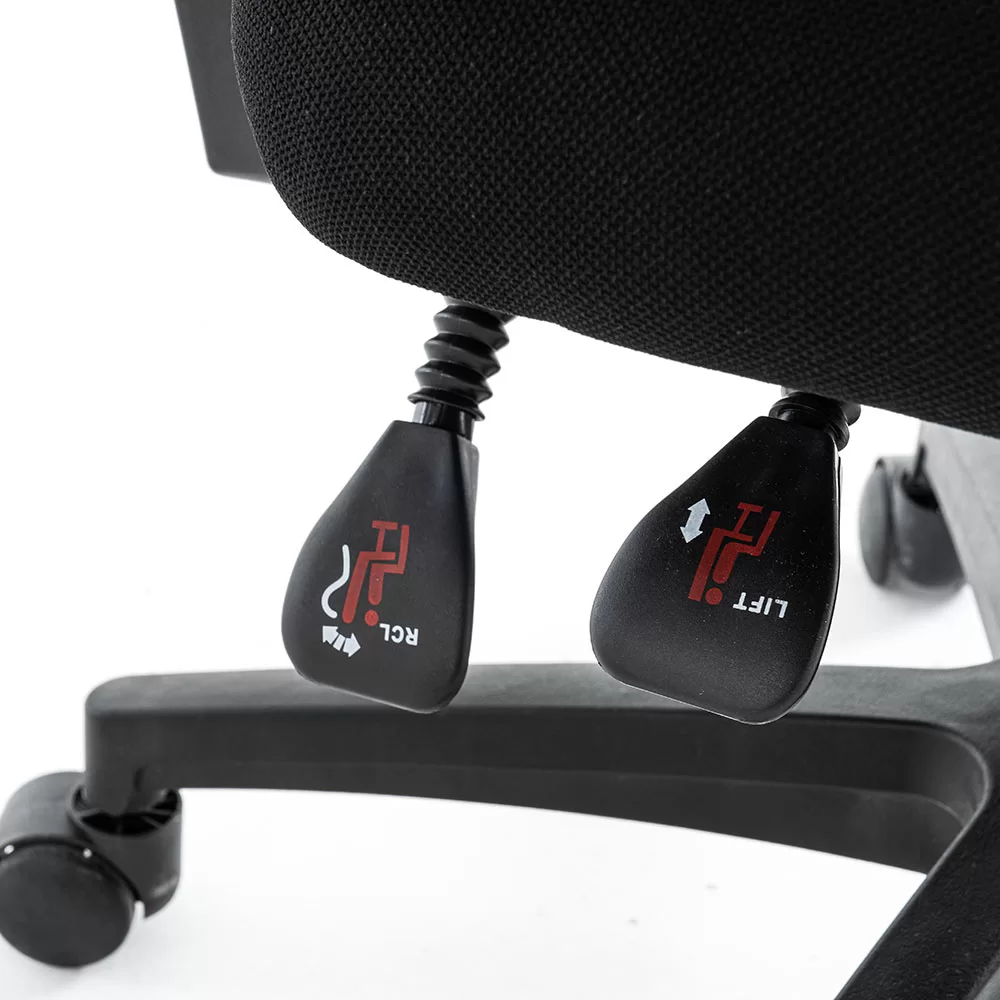 Scaun gaming negru din mesh, cu tetiera, ergonomic OFF 434 - imagine 11