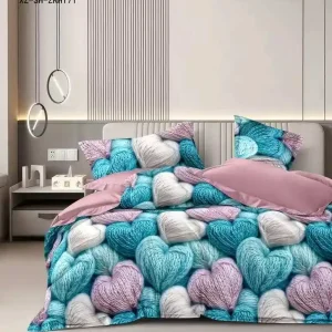 Lenjerie de pat Finet 6 piese cu cearșaf