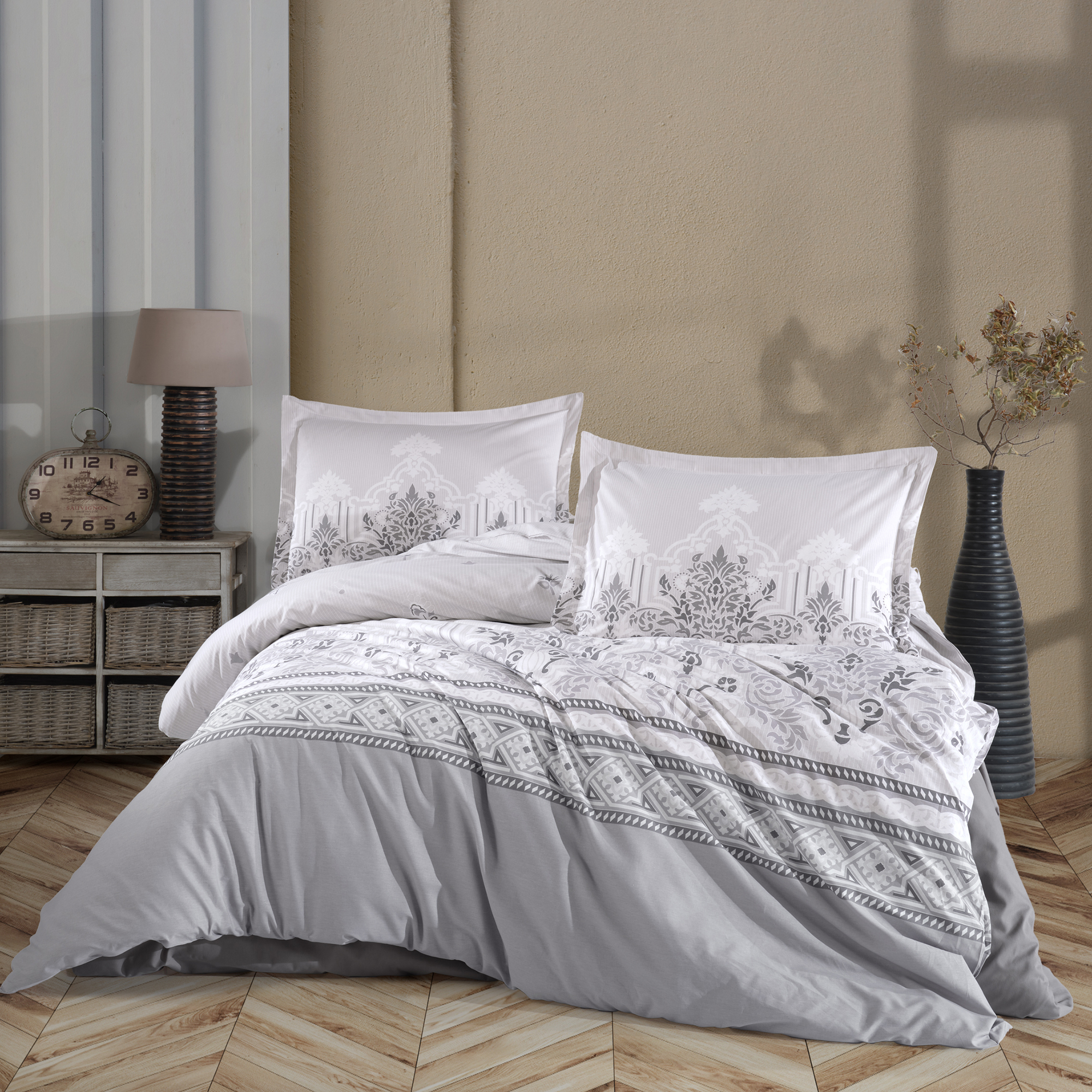 Lenjerie de pat ranforce Clasy king size (VINTA)