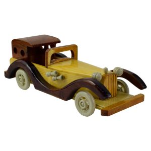 Masina vintage din lemn 24 CM, Macheta- (Model 2)
