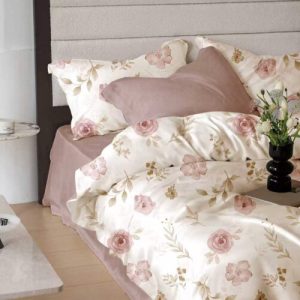 Lenjerie Finet 6 piese cu husa de pat pentru saltea de 160x200 și 180x200 nr57