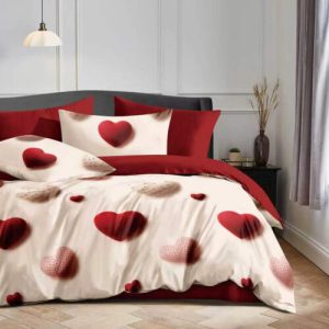 Lenjerie Finet 6 piese cu husa de pat pentru saltea de 160x200 și 180x200 nr49