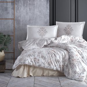Lenjerie de pat ranforce Clasy king size (Liya)