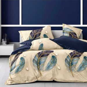 Lenjerie Finet 6 piese cu husa de pat pentru saltea de 160x200 și 180x200 nr37