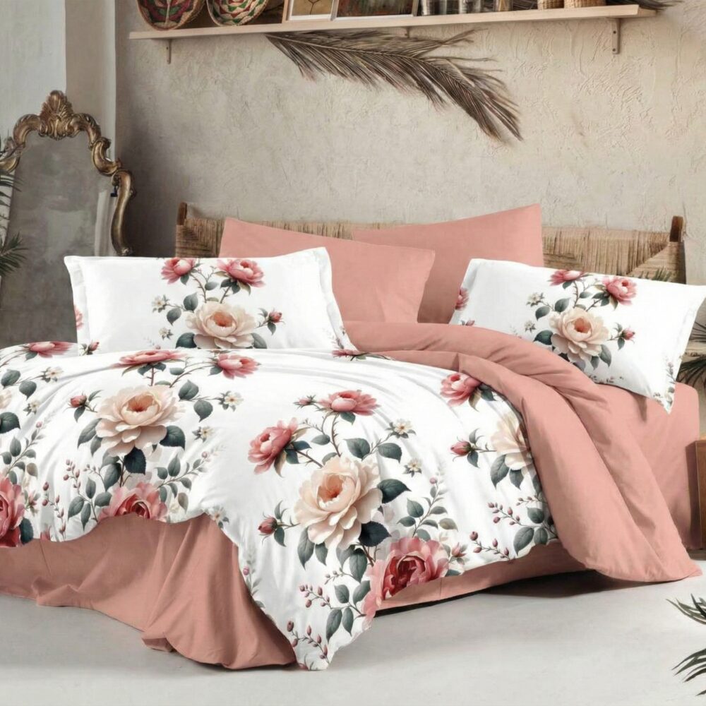 Lenjerie Finet 6 piese cu husa de pat pentru saltea de 160x200 și 180x200 nr39