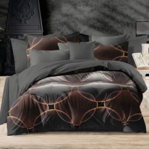 Lenjerie Finet 6 piese cu husa de pat pentru saltea de 160x200 și 180x200 nr42