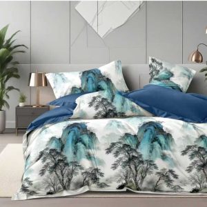 Lenjerie Finet 6 piese cu husa de pat pentru saltea de 160x200 și 180x200 nr35