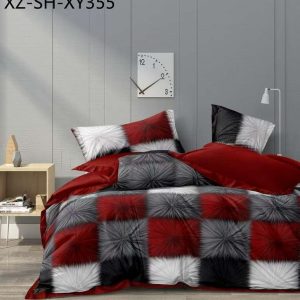 Lenjerie Finet 6 piese cu husa de pat pentru saltea de 160x200 și 180x200 nr11