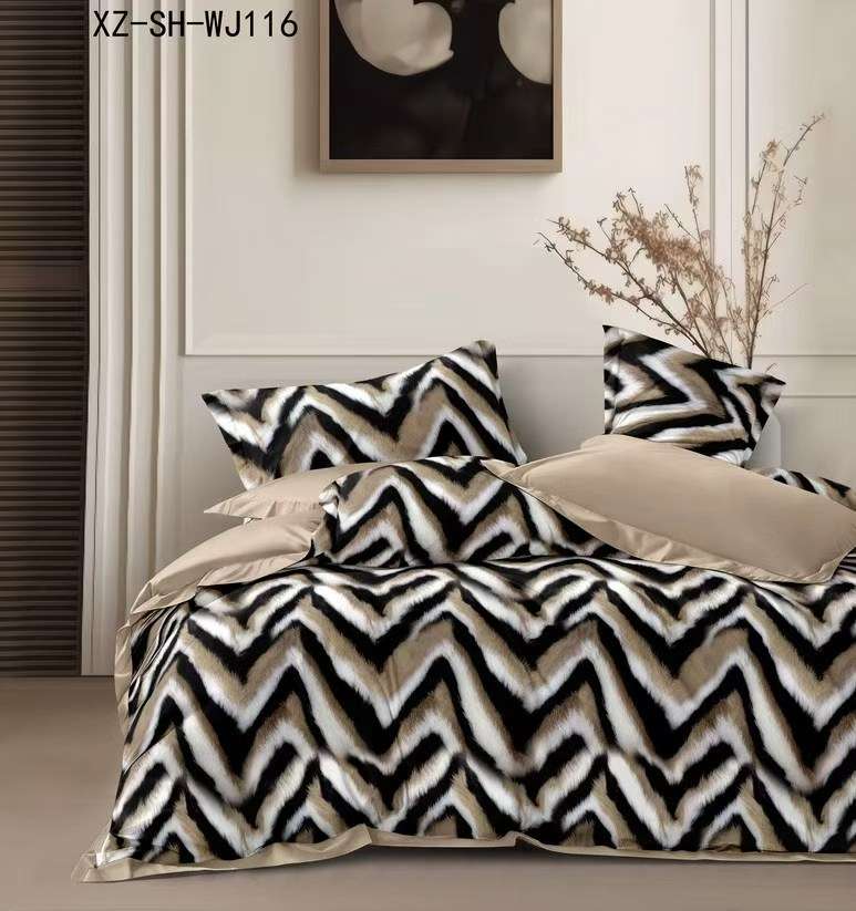 Lenjerie Finet 6 piese cu husa de pat pentru saltea de 160x200 și 180x200 nr9