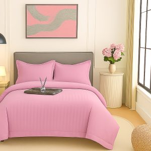 Lenjerie pat damasc policoton   (ROZ-APRINS)